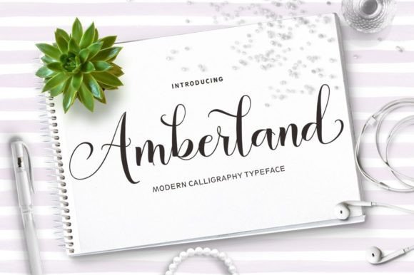 Amberland: Elevating Design with Modern Calligraphy