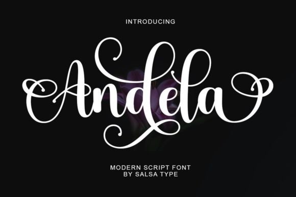 Andela: A Handwritten Font for Romantic & Versatile Design