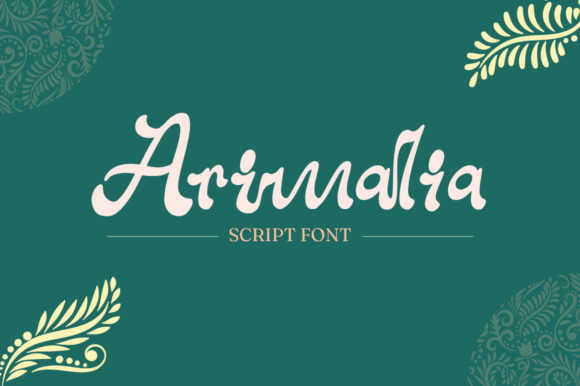 Arimalia: Elevating Design with Elegant Script Typography