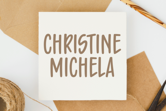Christine Michela: A Handwritten Font for Authentic Design