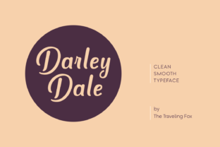 Darley Dale: A Bold Script for Display Design