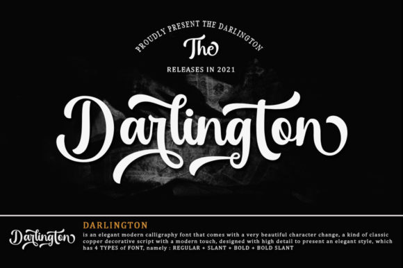 Darlington: Elevating Design with Elegant Calligraphy