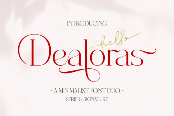 Dealoras Trio: Elevate Your Design with This Versatile Font Collection