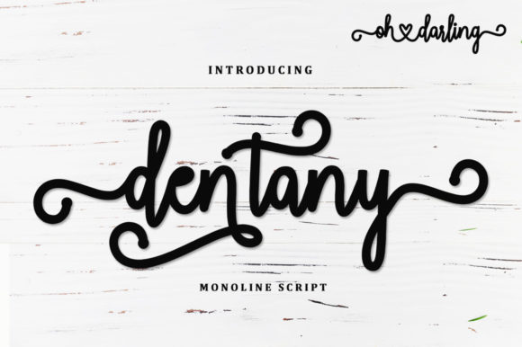 Dentany: Elevating Design with Modern Calligraphy