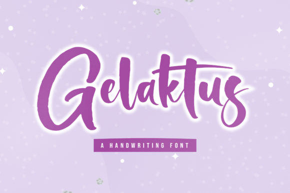 Gelaktus: A Flowing Script for Dynamic Branding