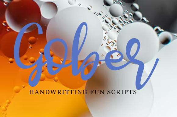 Gober: A Stylish Script Font for Modern Design