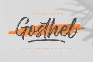 Gosthel: A Flowing Script Font for Authentic Design