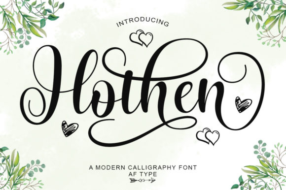 Hothen: Elevating Design with Elegant Script Typography