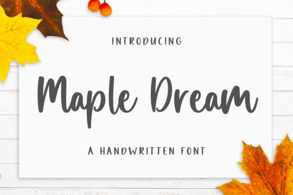 Maple Dream: Elevating Design with Elegant Script Typography