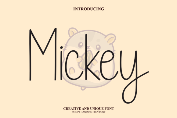 Mickey: A Sweet Script Font for Elegant Branding
