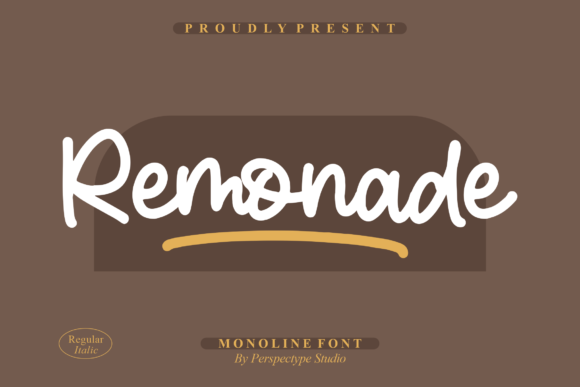 Remonade: The Monoline Font for Modern Design