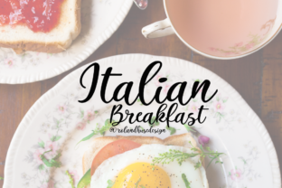 The Art of Italian Breakfast: A Font for Modern Creativity