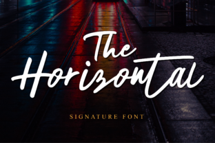 The Horizontal: A Dynamic Script Font for Standout Design